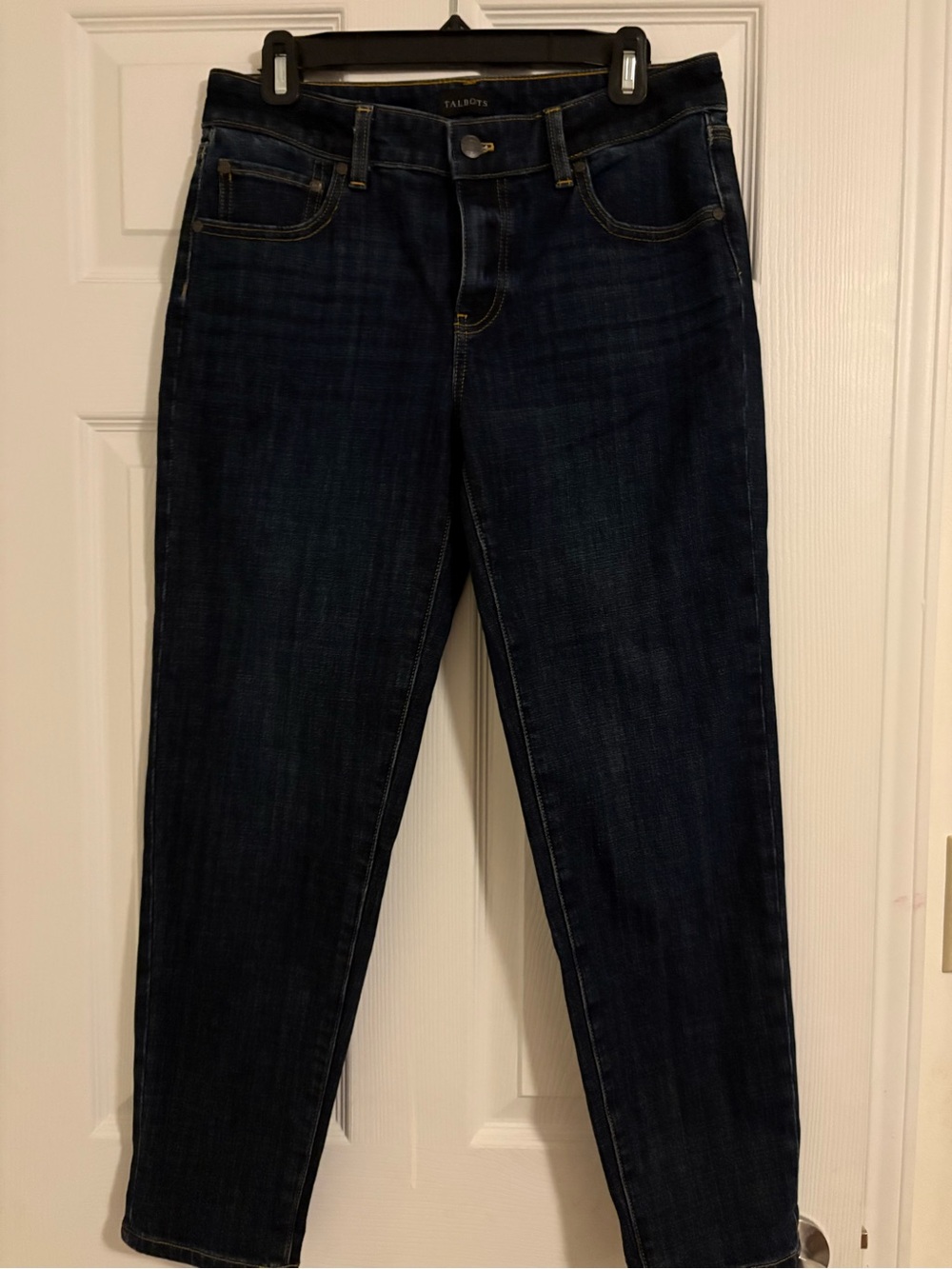 Talbots Dark Wash Straight-Leg Jeans